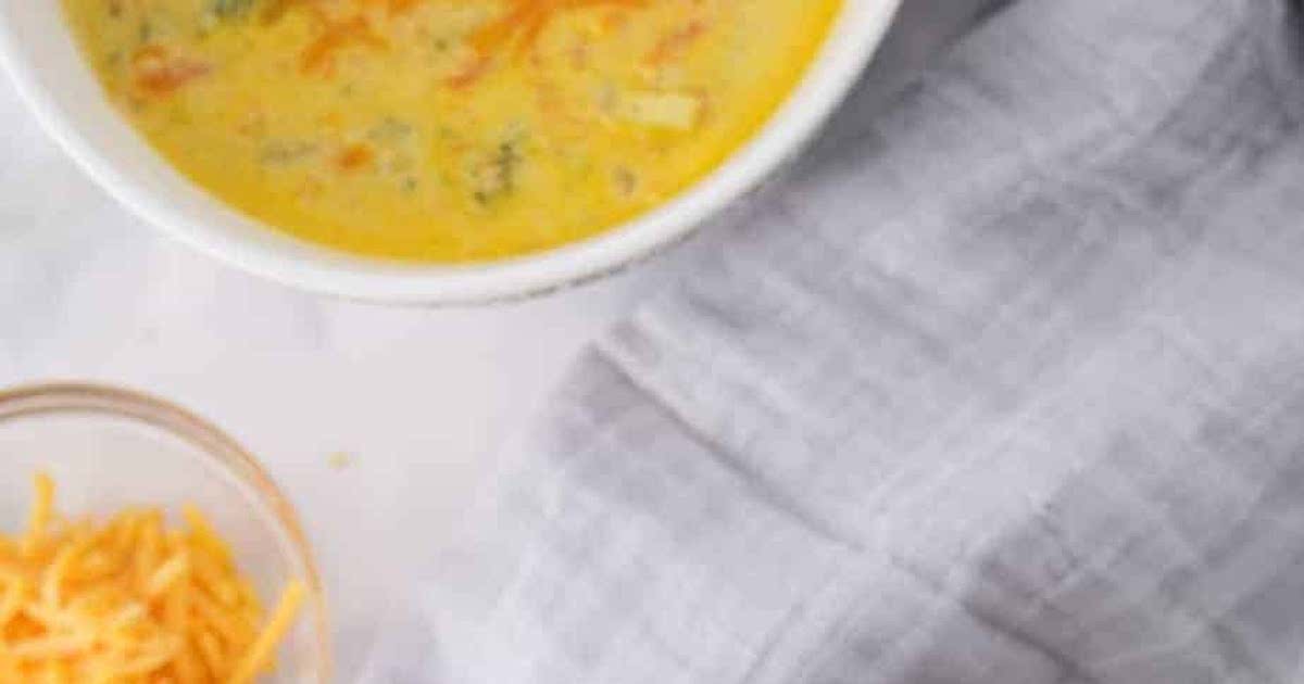 Cheddar broccoli soup from scratch Recipe Samsung Food