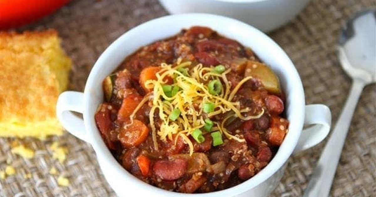 Vegetarian Quinoa Chili Recipe Samsung Food