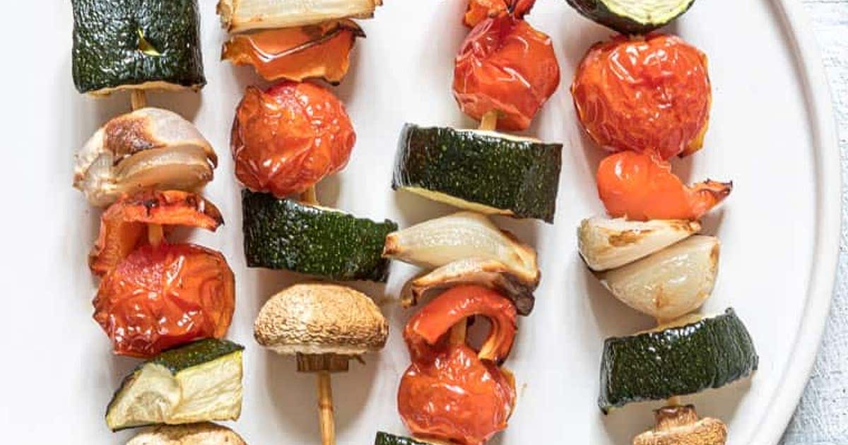 Air Fryer Vegetable Kabobs Recipe — Samsung Food