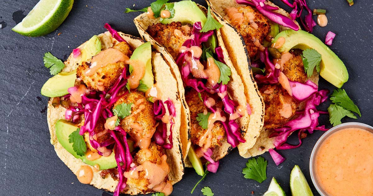 Air Fryer Cauliflower Tacos Recipe Samsung Food