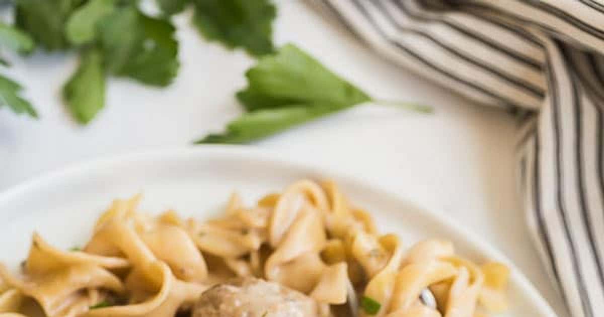 Instant Pot Swedish Meatballs and Noodles Recipe Samsung Food