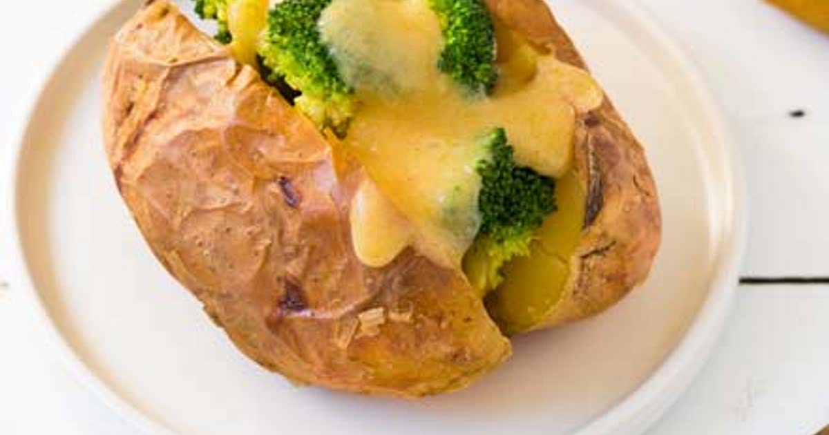 Loaded Broccoli & Nacho Cheese Potato Recipe Samsung Food