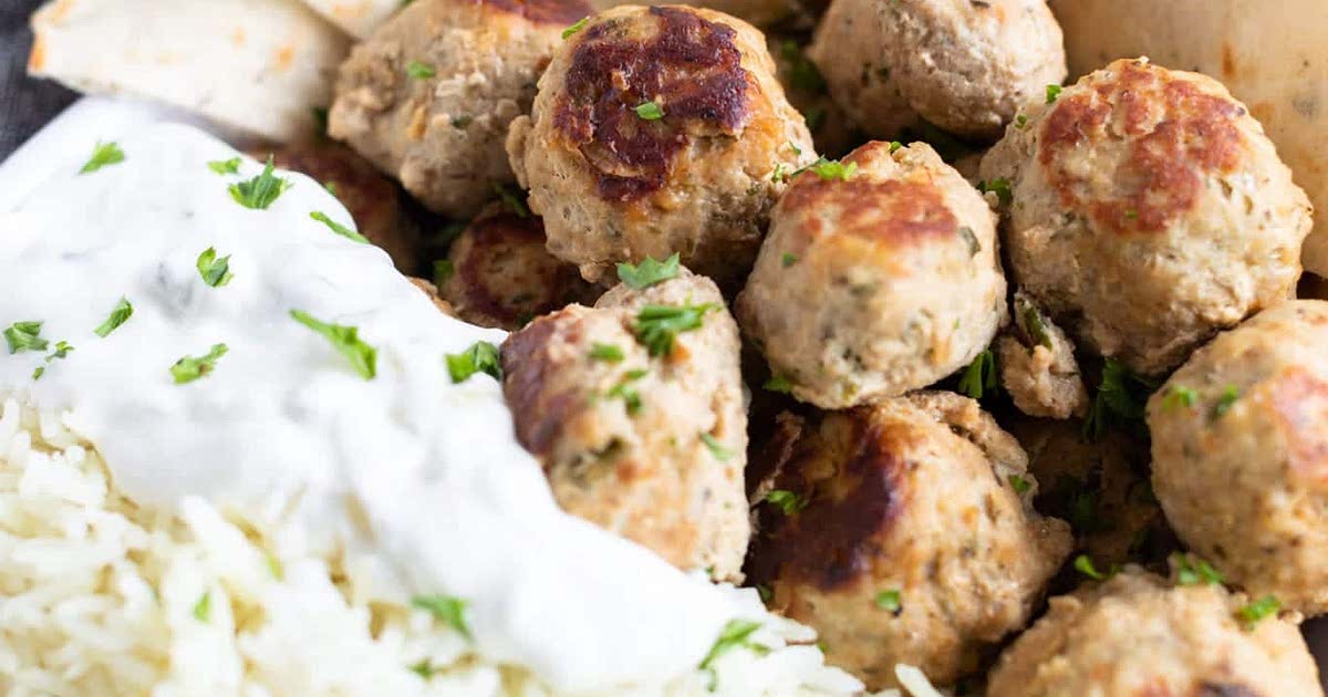 Greek Turkey Meatballs & Tzatziki Recipe Samsung Food