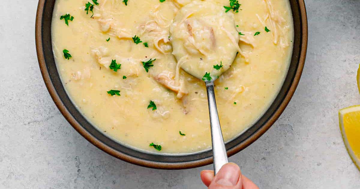 Lemon chicken rice 2024 soup instant pot
