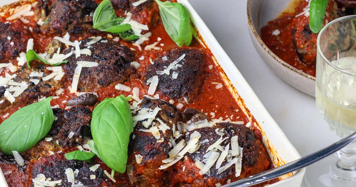 Ottolenghi's eggplant dumplings alla parmigiana Recipe Samsung Food