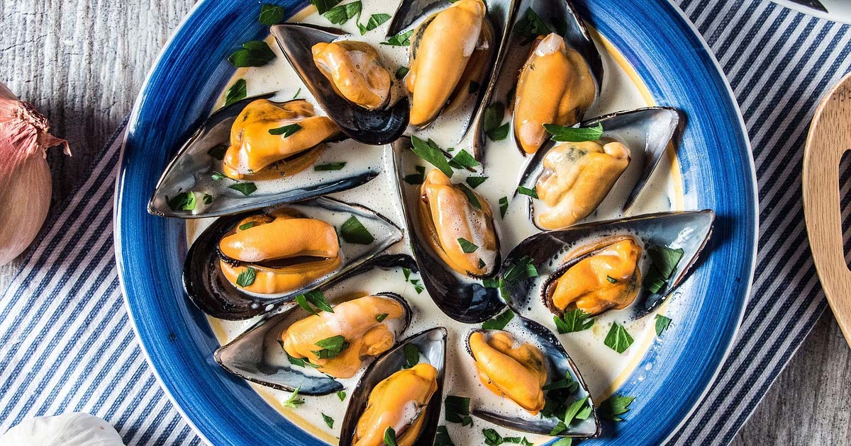 Keto Mussels in Garlic Cream Sauce Recipe Samsung Food App