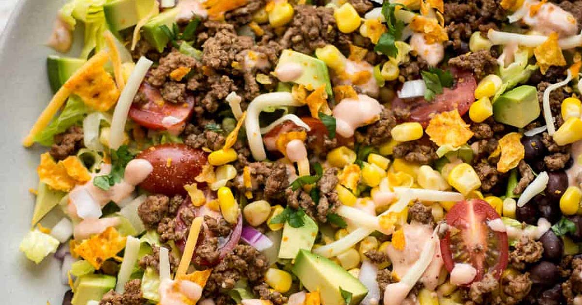Beef Taco Salad Recipe Samsung Food