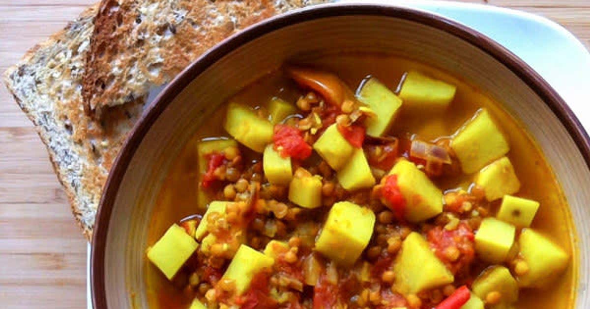 Sweet Potato & Lentil Stew with Crusty Bread Recipe — Samsung Food