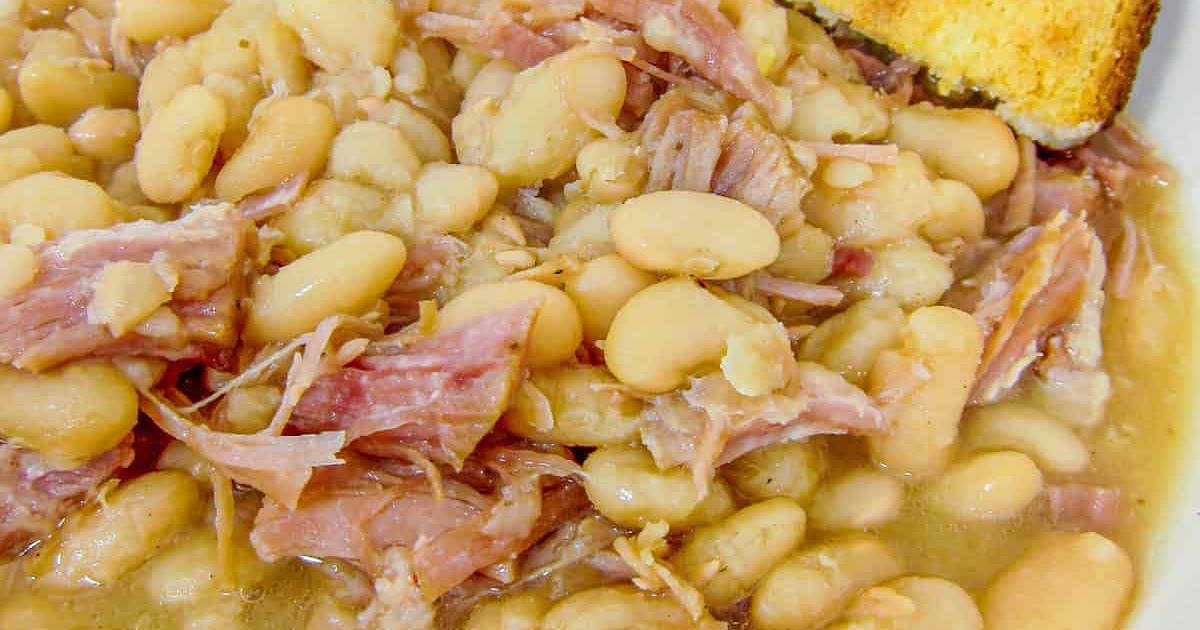 Slow Cooker Ham & White Beans Recipe — Samsung Food