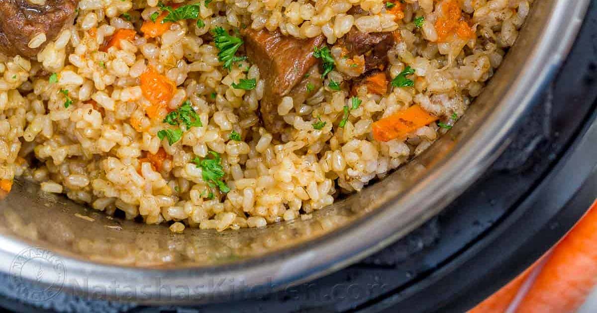 Instant pot rice and beef online