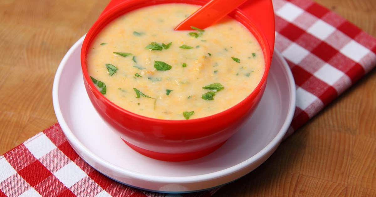 Cod, sweet potato and sweetcorn chowder Recipe Samsung Food