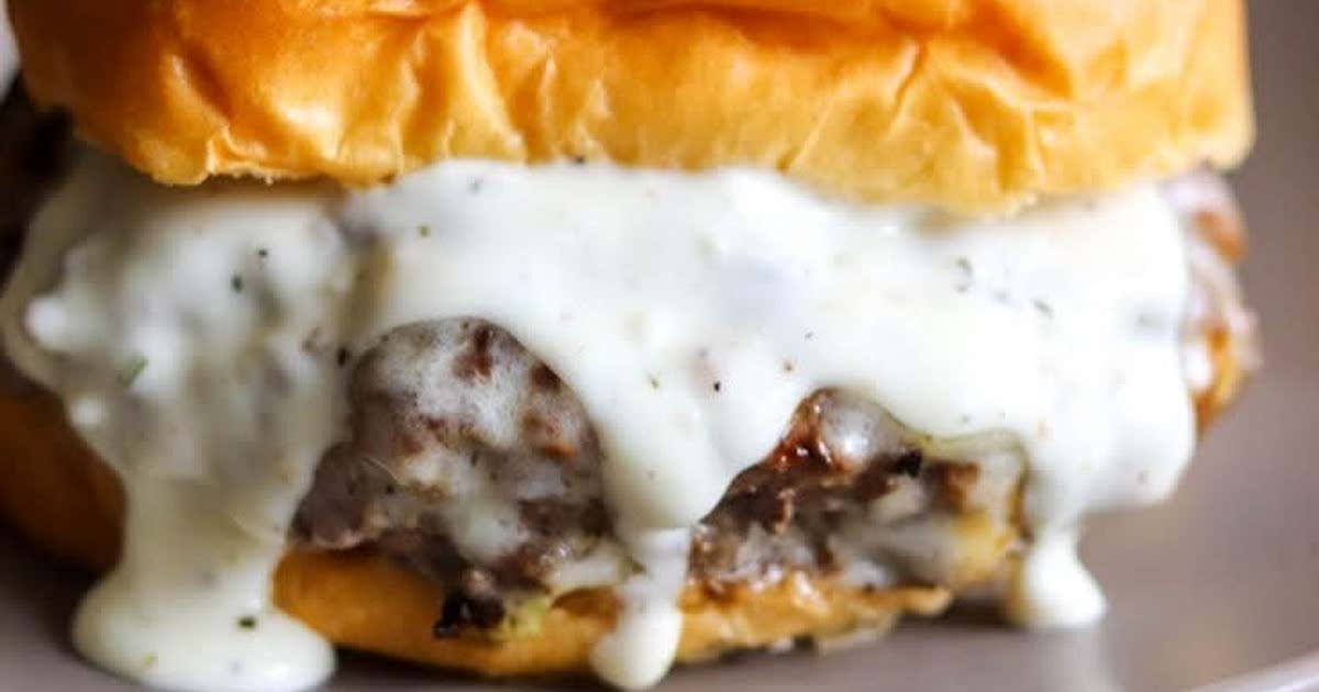 Garlic Overload Burgers with creamy garlic burger sauce Recipe