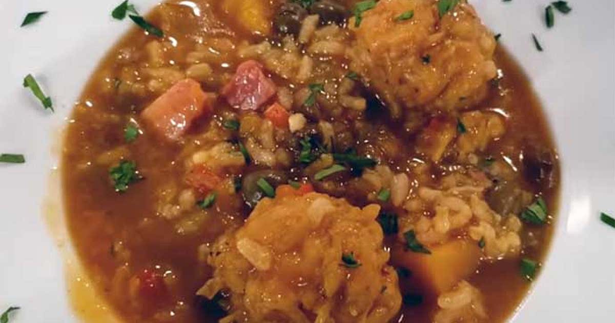 Asopao de Gandules Pigeon Pea Stew Recipe Samsung Food