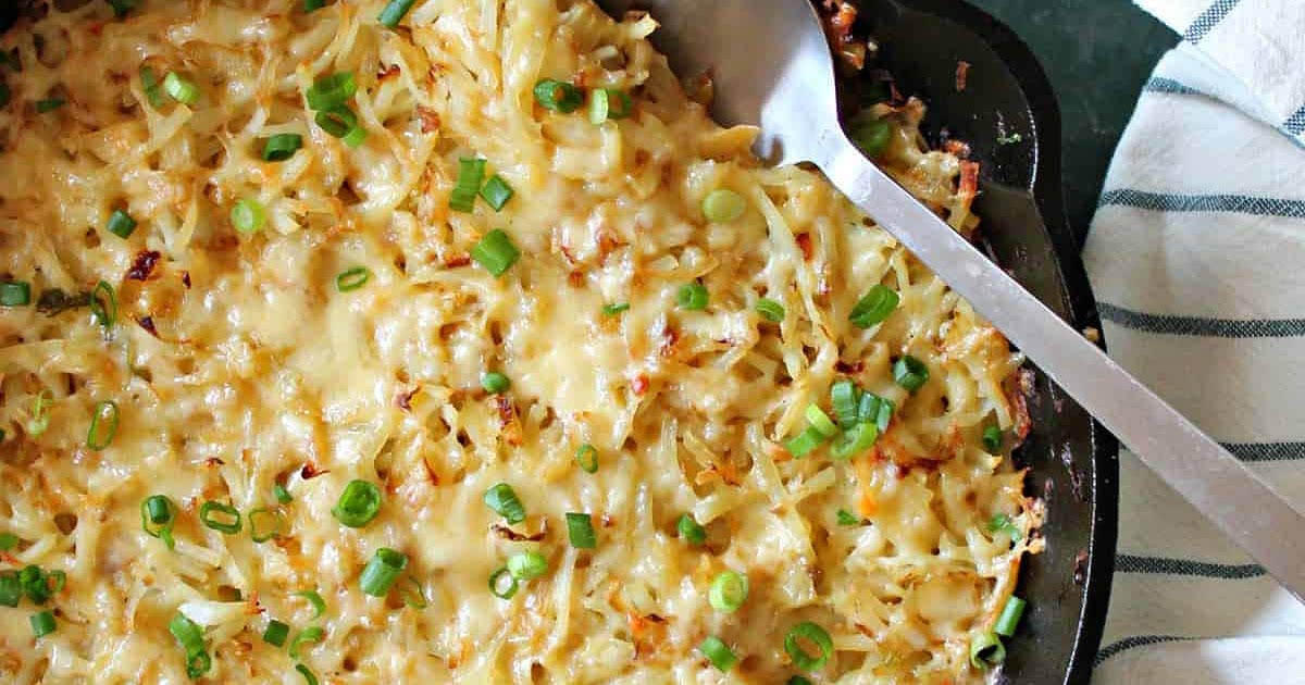 Irish Cheddar & Cabbage Hash Brown Skillet Recipe — Samsung Food