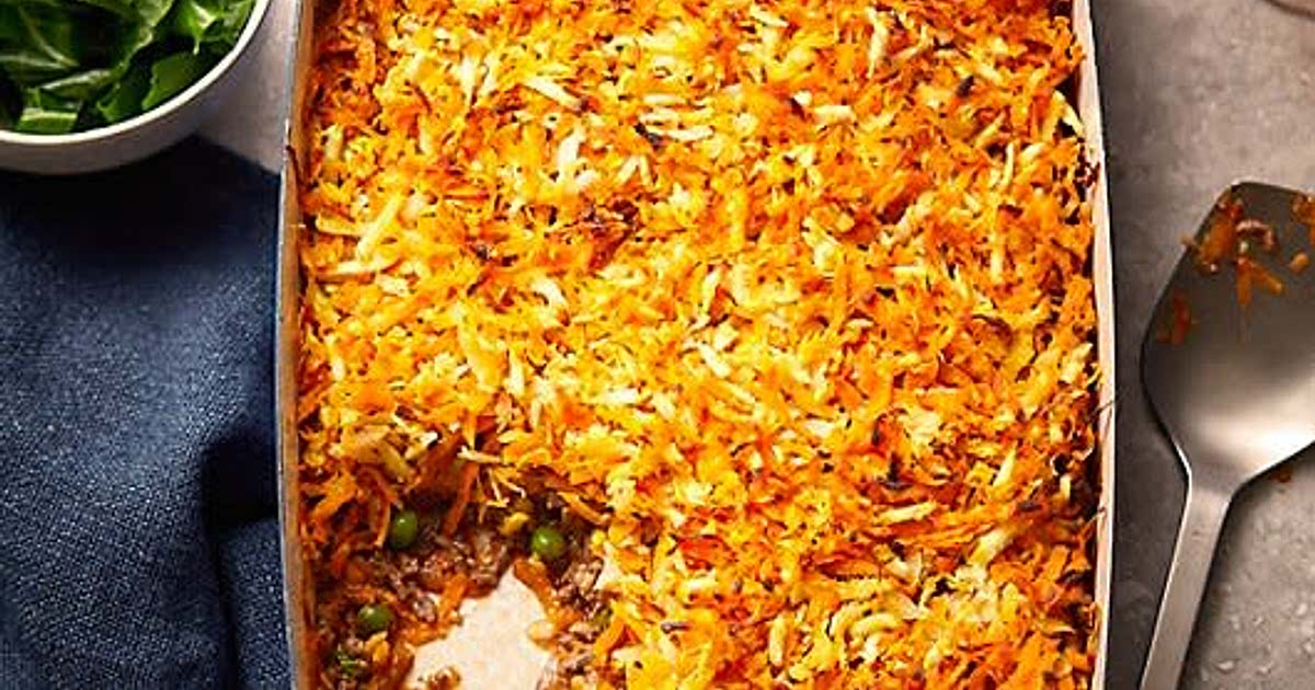 Root vegetable rostitopped cottage pie Recipe Samsung Food