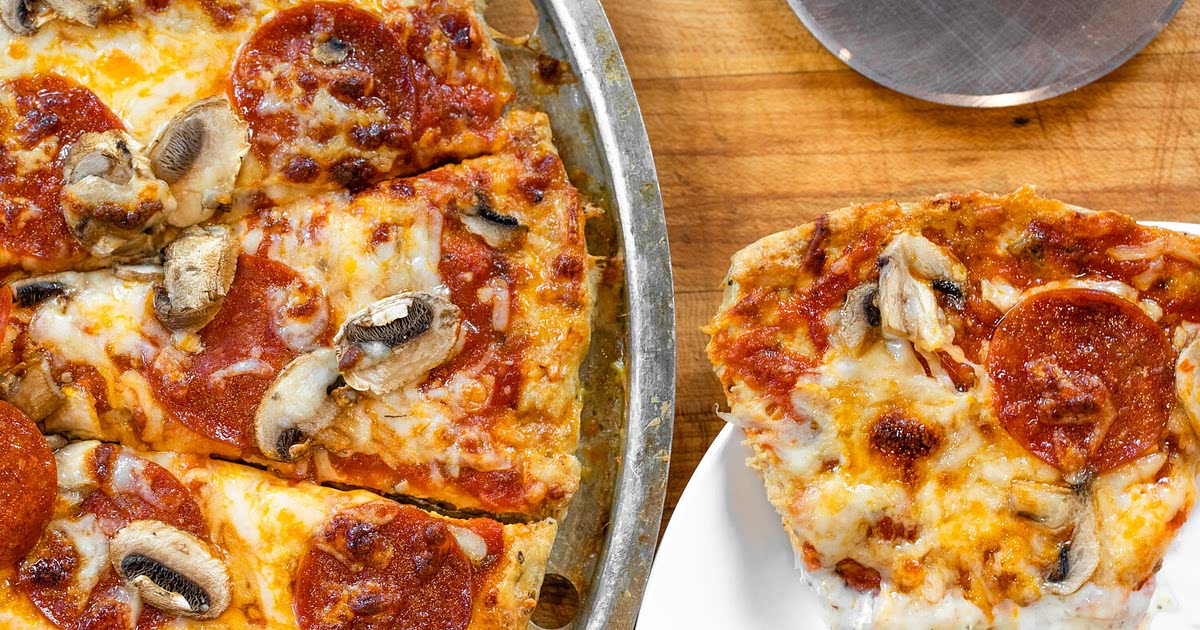 Chicken Crust Pizza — Low Carb Love™ Recipe Samsung Food App