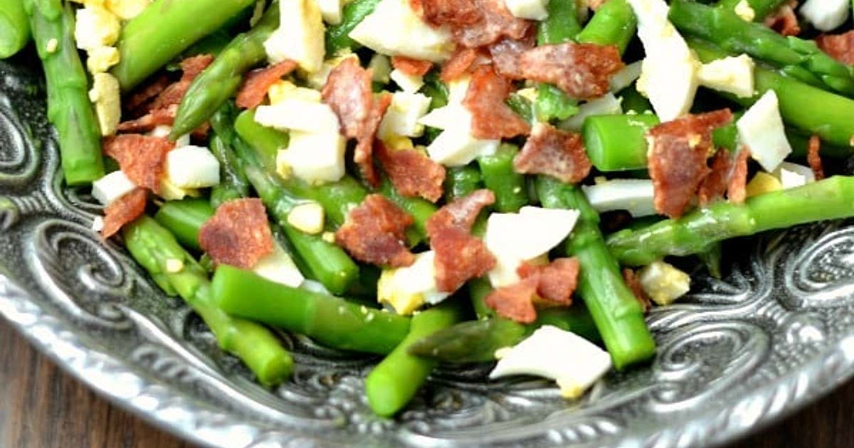 Asparagus Bacon and Egg Salad with Dijon Vinaigrette Recipe — Samsung Food