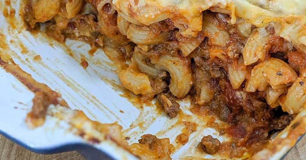 Cheesy shop baked macaroni