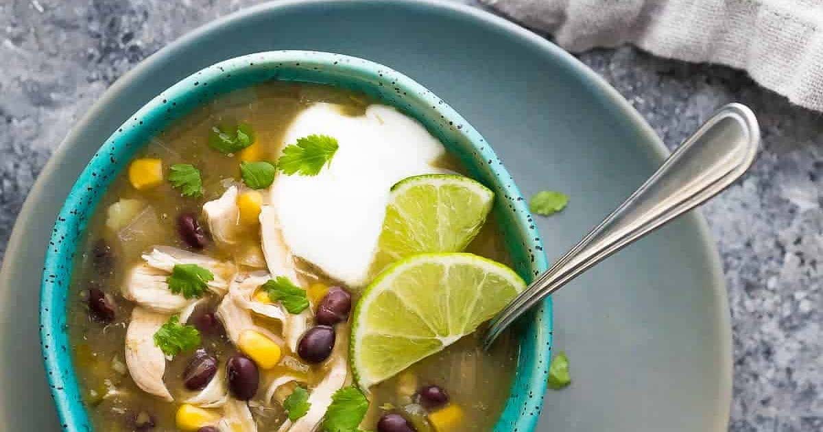 Shortcut Instant Pot Chicken Chile Verde Soup Recipe Samsung Food
