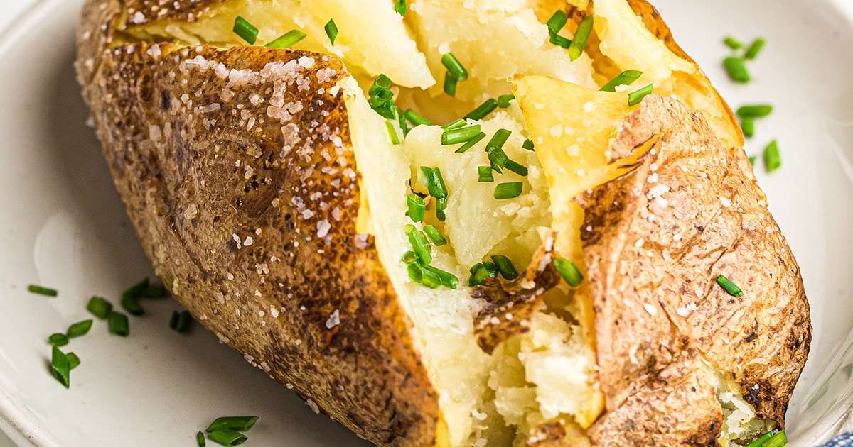 Air Fryer Baked Potato Recipe - Samsung Food