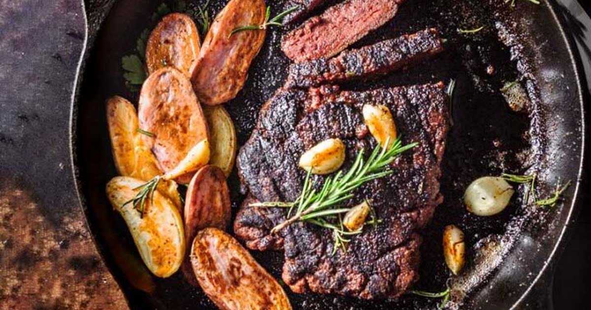 Vegan Steak with Garlic Butter Recipe Samsung Food