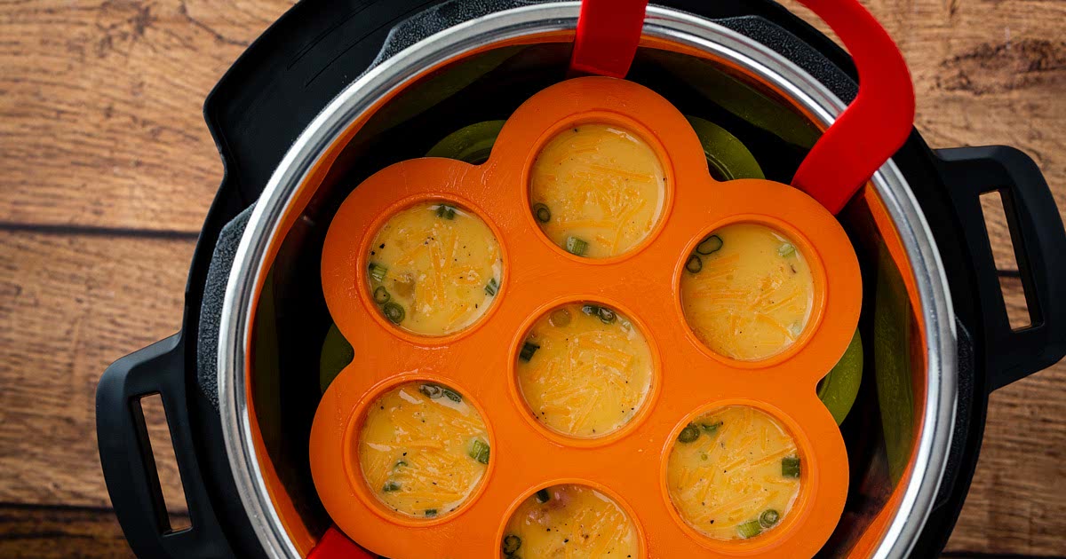 Instant Pot / Pressure Cooker Egg Bites Recipe Samsung Food