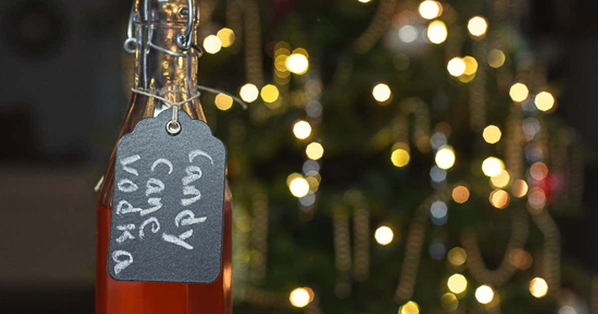 Homemade DIY Candy Cane Vodka Recipe Samsung Food