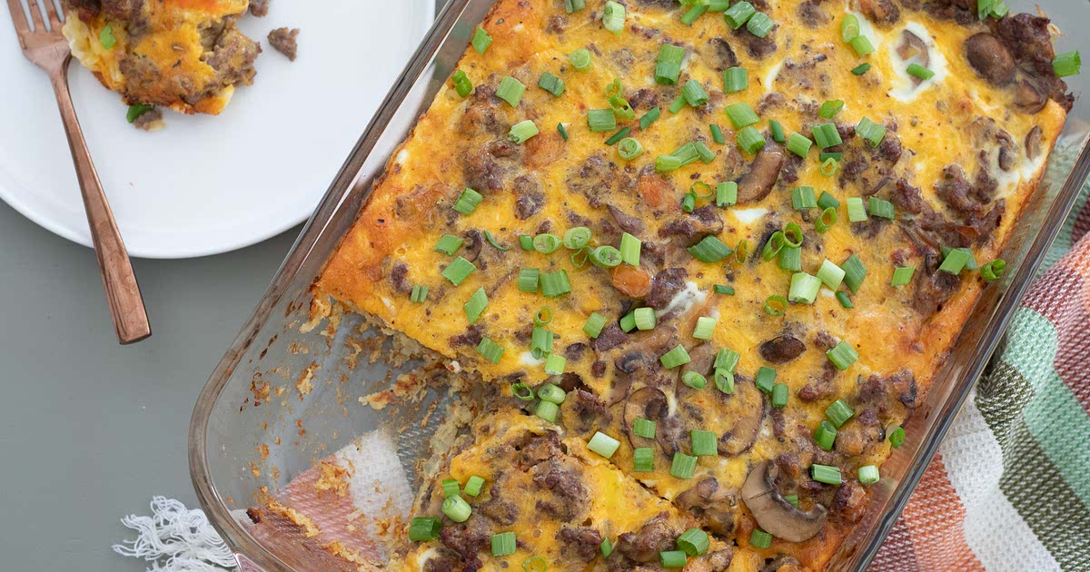 Creamy Sausage Breakfast Casserole (GF) Recipe Samsung Food