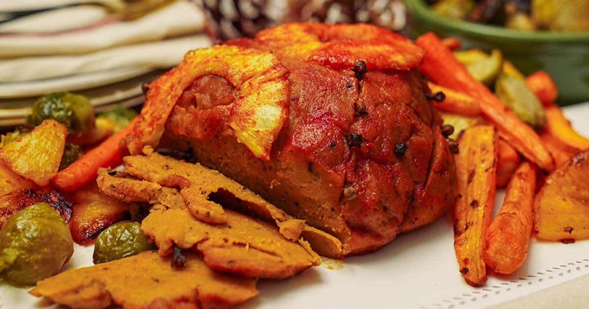 Vegan Glazed Ham Roast Recipe — Samsung Food