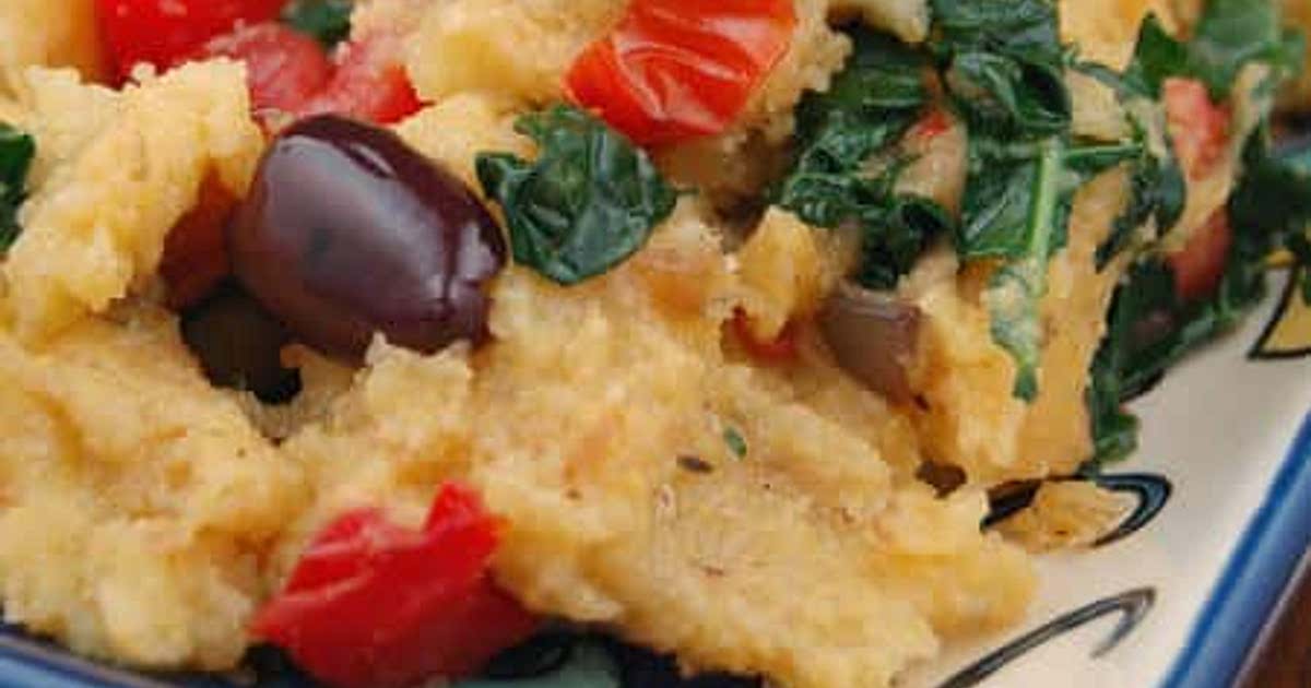 Mediterranean Polenta Scramble Recipe Samsung Food