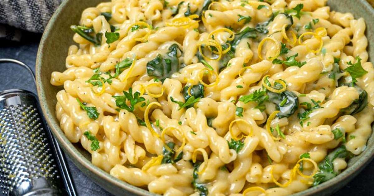 Creamy Lemon Gruyere Pasta Recipe Samsung Food App