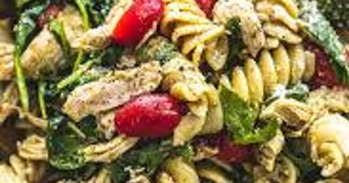 Crumbed chicken pasta salad Recipe — Samsung Food