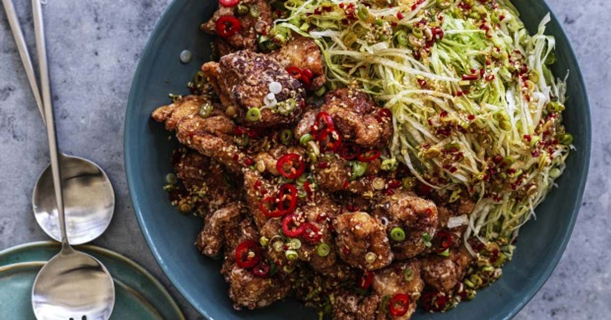 Adam Liaw's fried chicken with vinegar dressing Recipe — Samsung Food