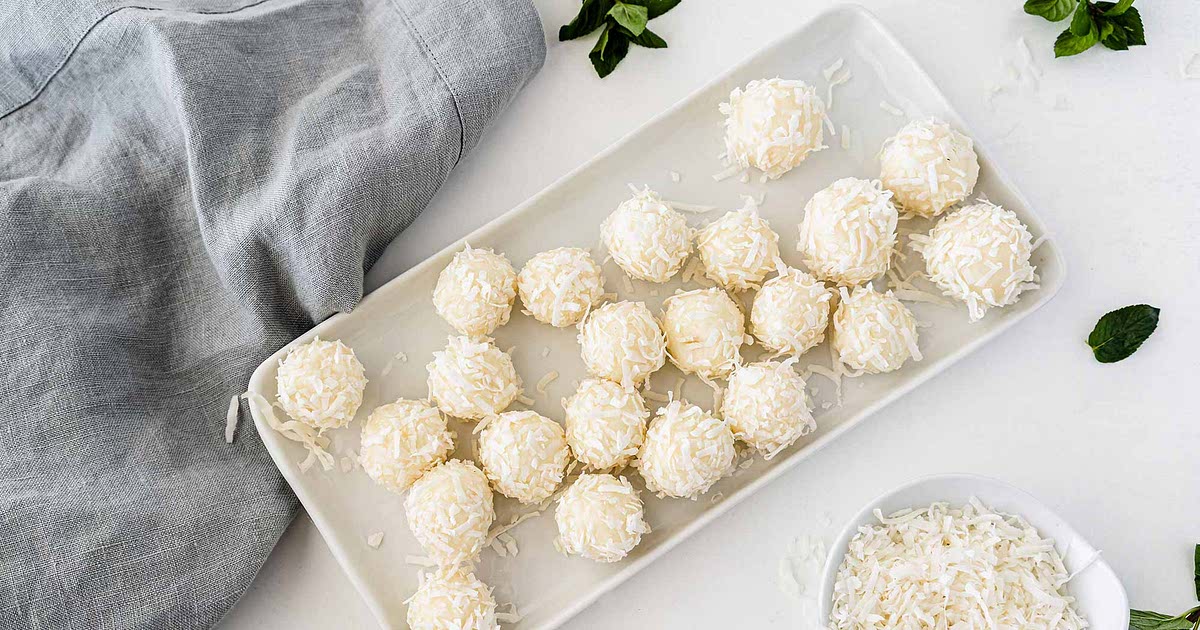 Coconut Cream Truffles Recipe Whisk
