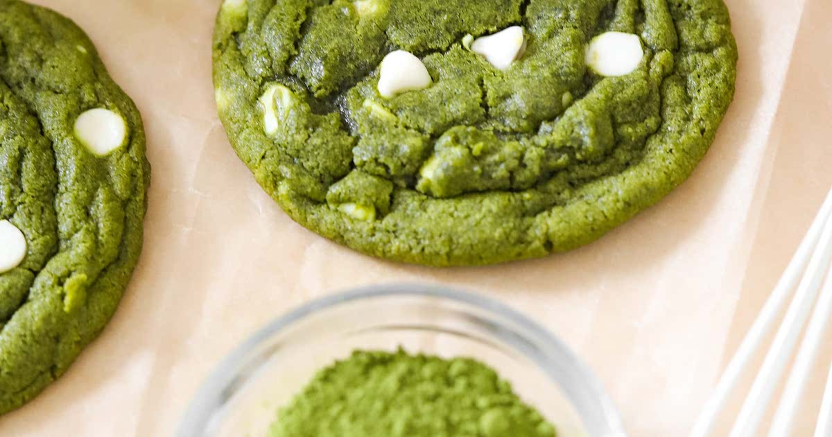 Matcha white hot sale chocolate cookies