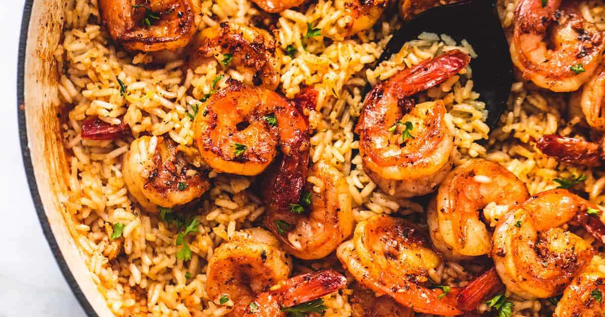 Cajun Shrimp and Rice Skillet Recipe - Samsung Food
