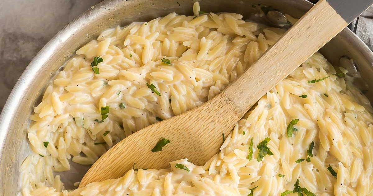 Garlic Parmesan Orzo Pasta Recipe Samsung Food