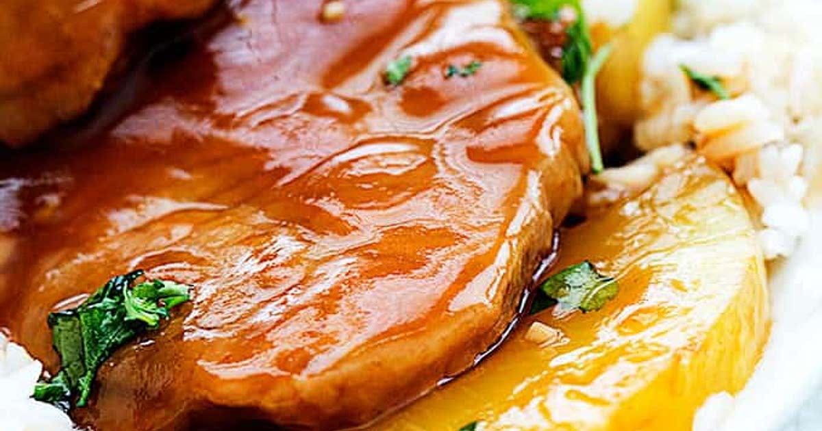 Slow Cooker Hawaiian Pork Chops Recipe Samsung Food App