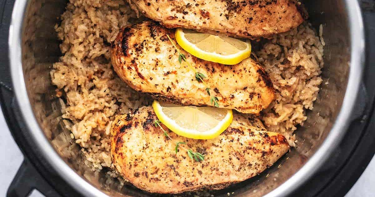 Instant Pot Chicken Breast and Rice