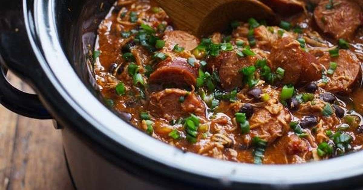 Slow Cooker Creole Chicken and Sausage Recipe Samsung Food