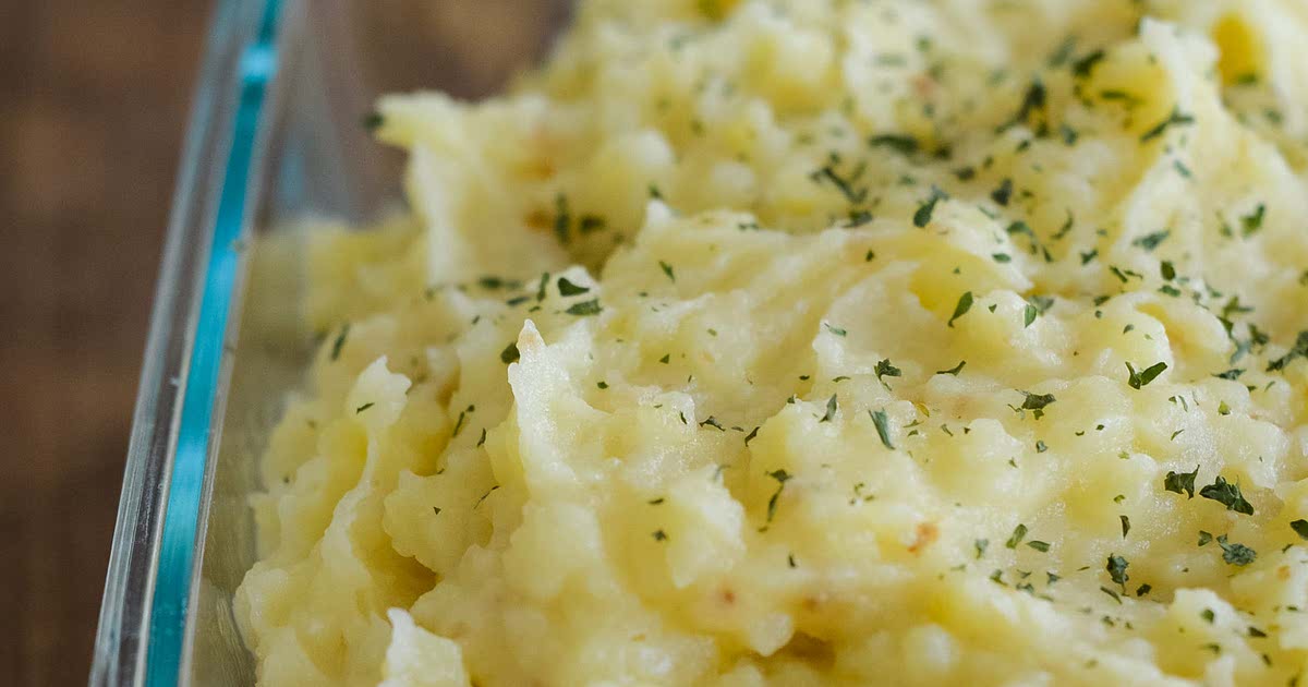 Ninja foodi best sale garlic mashed potatoes