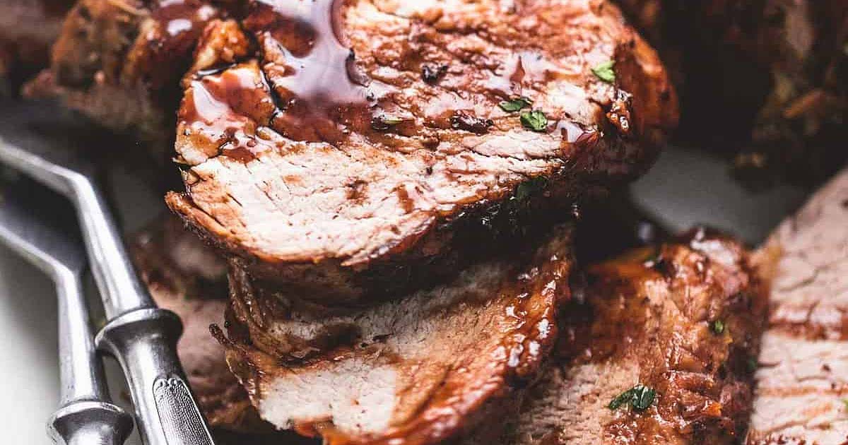 Instant Pot Balsamic Pork Tenderloin