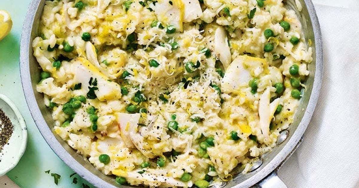 Smoked Haddock & Pea Risotto Recipe — Samsung Food