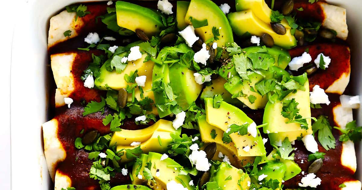 Roasted Cauliflower Enchiladas Recipe Samsung Food