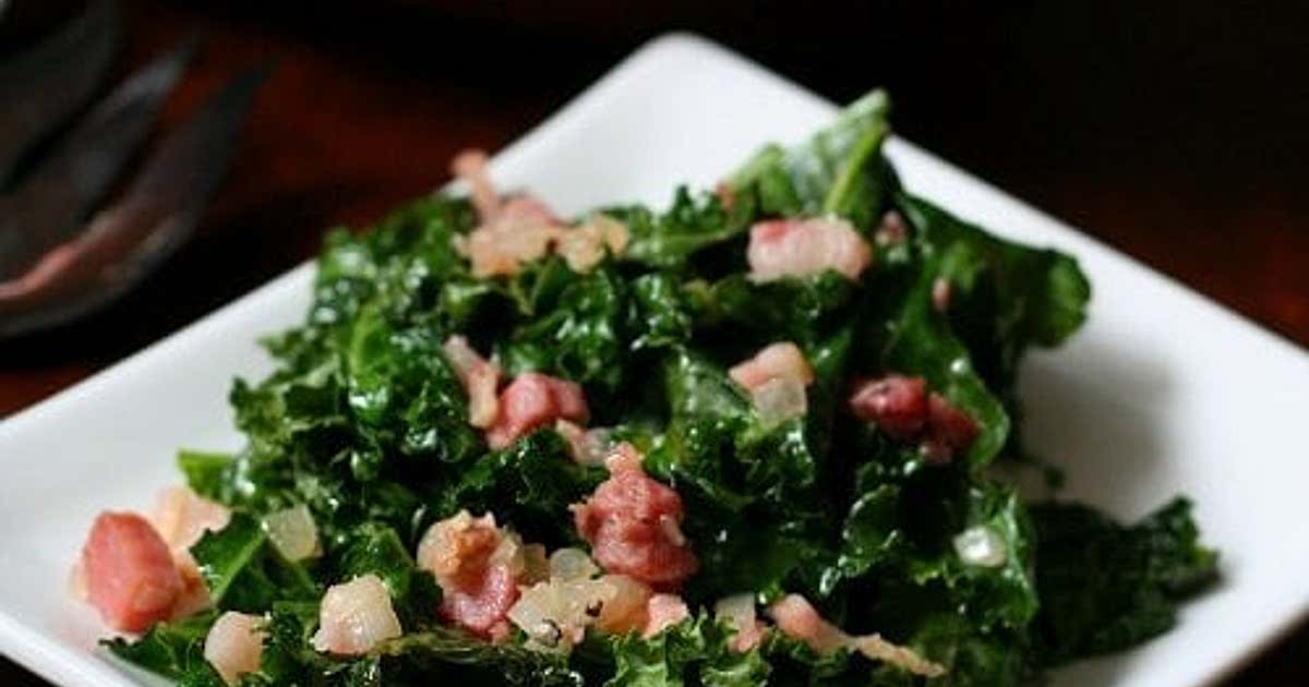 Spicy StirFried Kale with Pancetta and Onions Recipe — Samsung Food