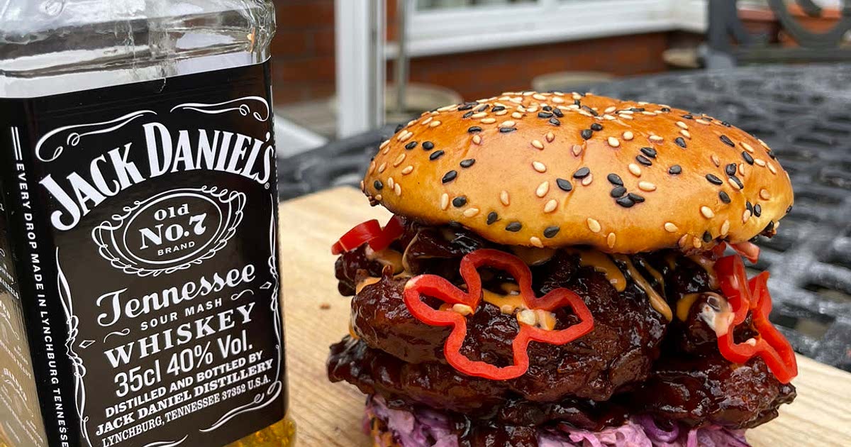 BBQ Whiskey Glazed Oyster Mushroom Burger Recipe Samsung Food App