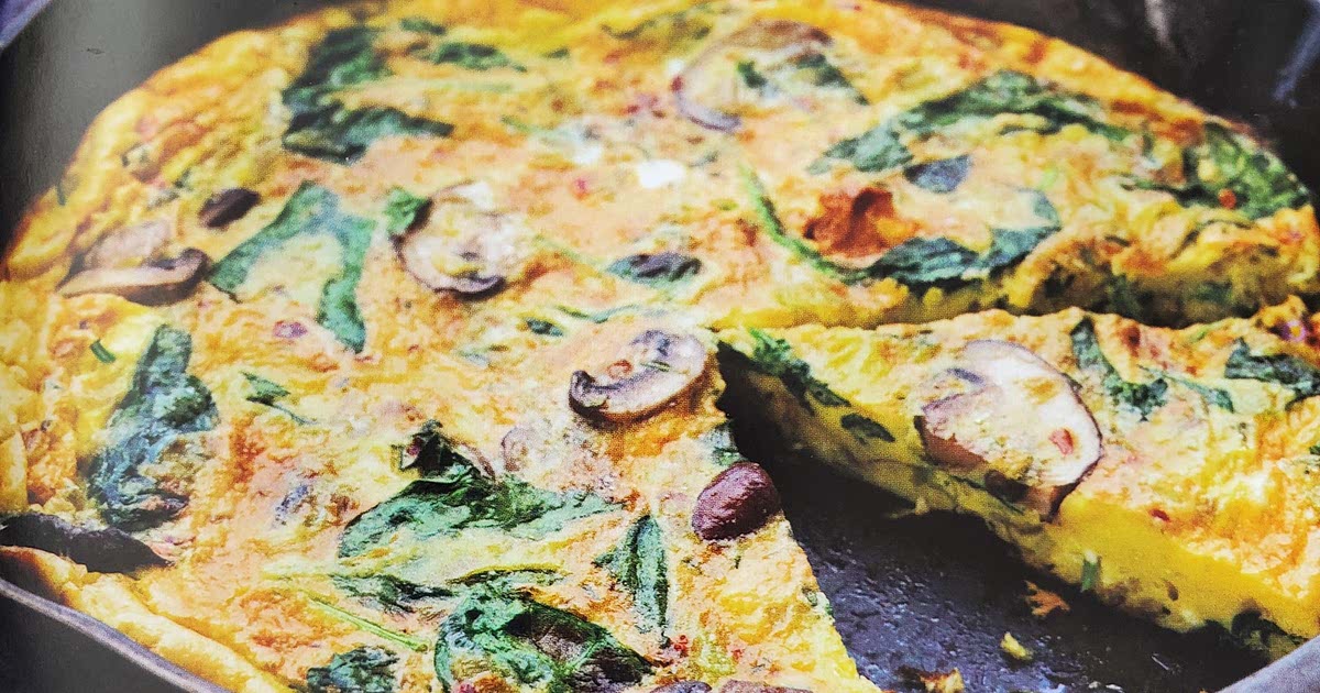 Mushroom, Leek and Spinach Frittata Recipe — Samsung Food