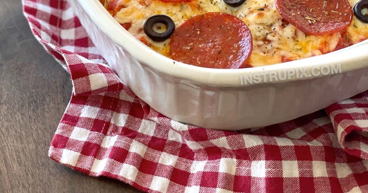 Keto Cauliflower Pizza Casserole Recipe Samsung Food