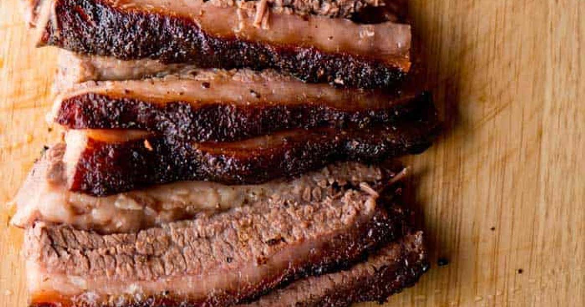 Electric smoker sales brisket