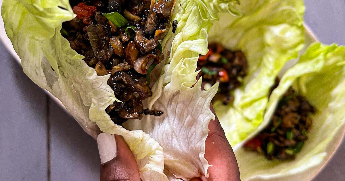 Mushroom Lettuce Wrap Recipe — Samsung Food